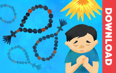 In-person and digital activities for teaching about prayer and St. Gregory Palamas.