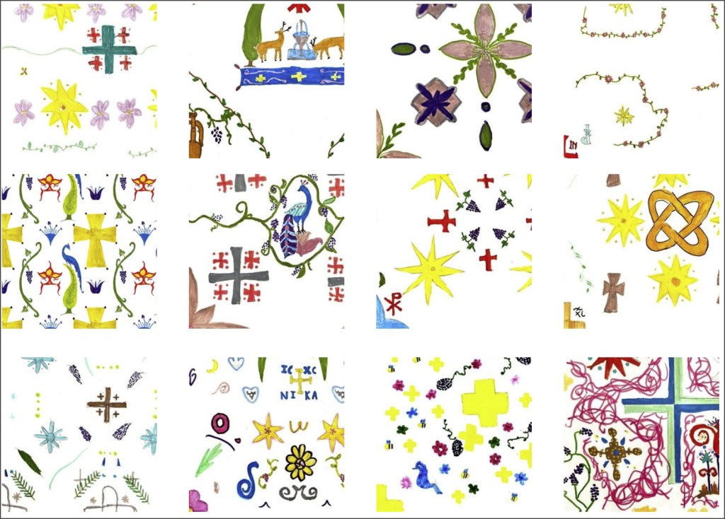 Pattern swatches